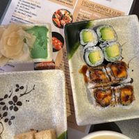 vegan rolls and tofu  at Rainbow Sushi in Jacksonville