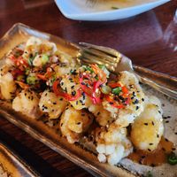 Miso cauliflower at Sugarlane Restaurant in Lane Cove