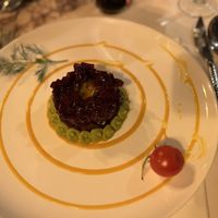 Rote-Bete-Tatar  at Altes Weinkellerchen in Gelnhausen