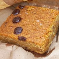Peanut butter blondie at The Homestead Cafe in Beckenham