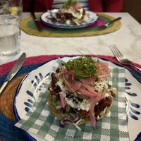 Vegan tostada   at Maíz y Cacao in Southbank