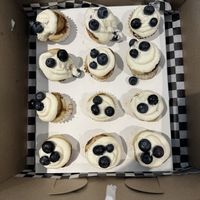 Baby Buns - Blueberries and Lemon frosting   at Cinnaholic - Union Station in Toronto