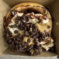Cookie Monster Roll   at Cinnaholic - Union Station in Toronto