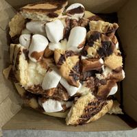 Campfire S’mores Roll  at Cinnaholic - Union Station in Toronto