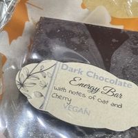 The lone vegan baked good  at Moments Coffee Bar & Eatery in Swannanoa