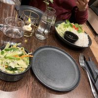 Extra salad and lemongrass tofu wok  at Am Thuc Viet in Gothenburg