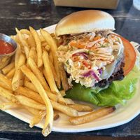 Vegetable Burger with "Cheese" (Plant-based)  at Walt Disney World - Geyser Point in Lake Buena Vista