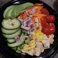 vegetarian bowl (it's vegan) #Veganuary at Nami Poke  in Springfield