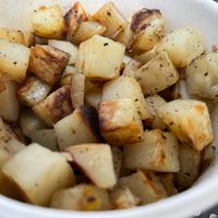 hash browns  at Liberation Kitchen in Chicago