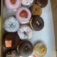 Dozen doughnuts   at Liberation Kitchen in Chicago