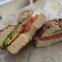 Vegan ATM  at Bagelman  in Brighton