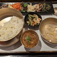 doenjang-tofu bibimbap at Mokmyeoksanbang - 목멱산방 in Seoul