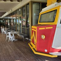 Outdoor Seating at Food Court at Alma Resort in Cam Lam