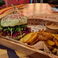 Planter burger at Flower Burger in Padua