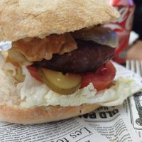 Hamburguesa vegana at Gastrobar Sie7e in Ainsa