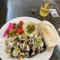   at Wazzup Falafel in Northcote