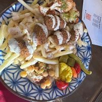 Junior FSP with cauliflower side.   at Wazzup Falafel in Northcote