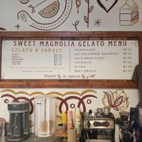 Menu at Sweet Magnolia Gelato  in Memphis