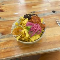 Vegane nachost mit jackfruit   at Chico Malo in Hamburg