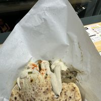 Sorry, I was mildly in a rush and almost forgot pictures. Falafel full sandwich.  at Falafel Brothers - Harajuku in Tokyo