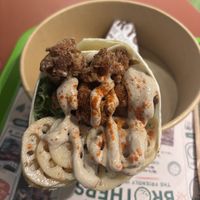 close up  at Falafel Brothers - Harajuku in Tokyo