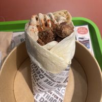 rapper with karaage asian style  at Falafel Brothers - Harajuku in Tokyo