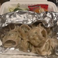 Potato momo  at Momo & Sushi Cafe in West Chester