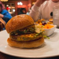 Chef’s Veggie Burger  at Disneyland - Carnation Cafe in Anaheim