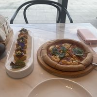 Tofu with Wild Rice and Pizza  at Ru Pure Vegan - 博华广场店 in Shanghai