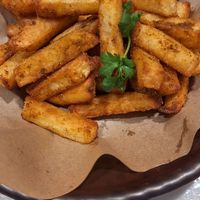 Mala fries at Ru Pure Vegan - 博华广场店 in Shanghai