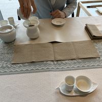 Tea ceremony in the afternoon  at Ru Pure Vegan - 博华广场店 in Shanghai
