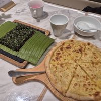 Durian pizza ;) at Ru Pure Vegan - 博华广场店 in Shanghai