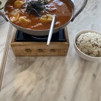 Korean dish and rice  at Ru Pure Vegan - 博华广场店 in Shanghai