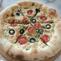 Pizza with pine nuts sauce at Ru Pure Vegan - 博华广场店 in Shanghai