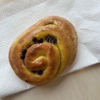 Vegan custard and chocolate roll  at Unsacco Pieni di Grani Antichi in Milan