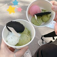 Matcha-chocolate is love   at Nicezeit in Hannover