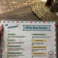 Menu may  at Full Lotus Mindful Kitchen in Coron