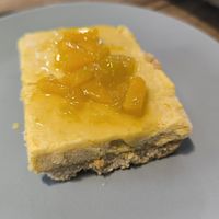 Frozen mango cheese cake at Full Lotus Mindful Kitchen in Coron