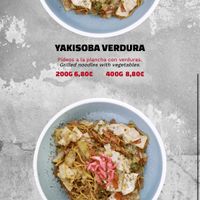 Yakisobas (vegan)  at Kuraya in Madrid