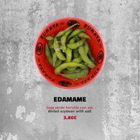Edamame (vegan)  at Kuraya in Madrid