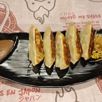 Vegetable gyozas at Kuraya in Madrid