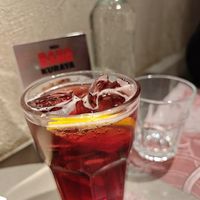 Tinto de Verano (not the best) at Kuraya in Madrid