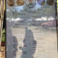 Menu  at Vedged Out in Waterford