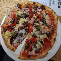Plant based Primavera $19 at Famoso Neapolitan Pizzeria in Edmonton