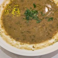 Lentil soup at Cafe Landwer in Hallandale Beach