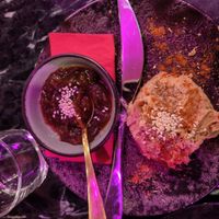 Shiitake pâté
with onion confit at Speechless in Paris