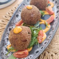 Vegetable arancini. at Triple in Ses Salines