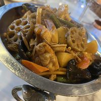 Slow cooked veg (not a hit)  at Infusion 2018 in Newcastle Upon Tyne