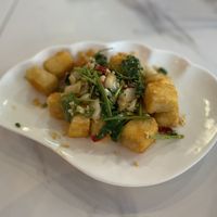 Spicy tofu - Infusion 2018, Newcastle upon Tyne  at Infusion 2018 in Newcastle Upon Tyne