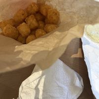 Tater tots #Veganuary at Ruby D's Burger Joint in Tulsa